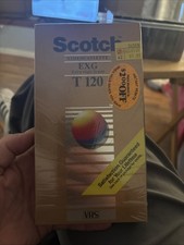 Scotch T 120 EXG Extra High Grade 3M Blank VHS Tape