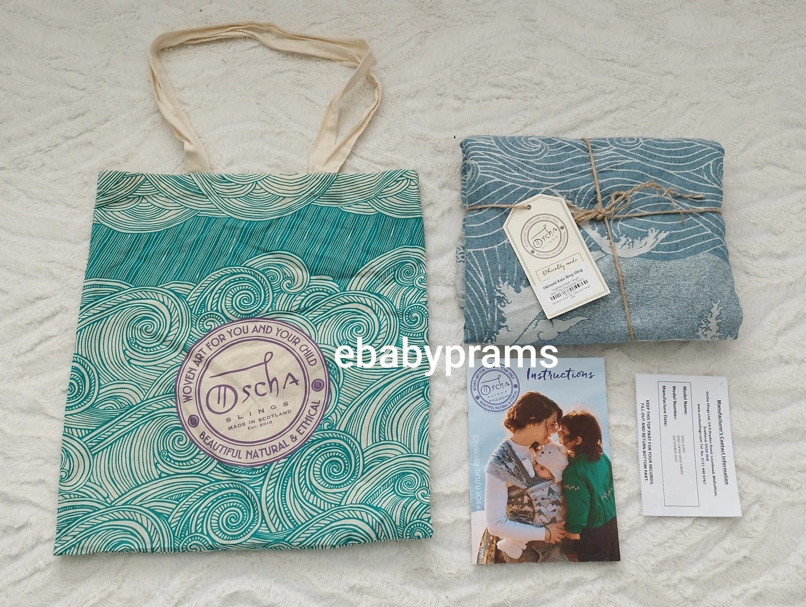 Oscha Okinami Kaio Highland Pleat - 2025 ring sling baby carrier baby wrap
Opens in a new window or