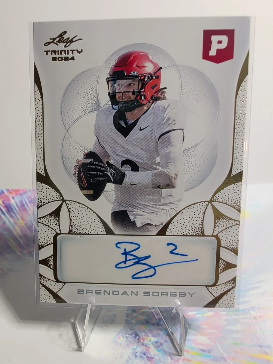 スポーツ選手 leaf AUTHENTIC DRAFT SIGNATURE Leaf Rookie Football Sports Trading Cards & Accessories for sale