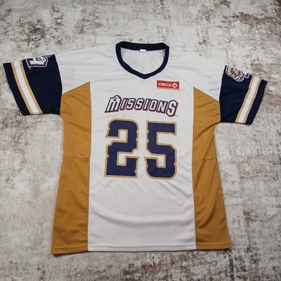San Antonio Missions Football Jersey Mens XL Extra Large White