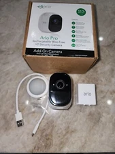Arlo Pro Add-on Camera 4030 Rechargeable Night Vision In/Outdoor, HD Video Read