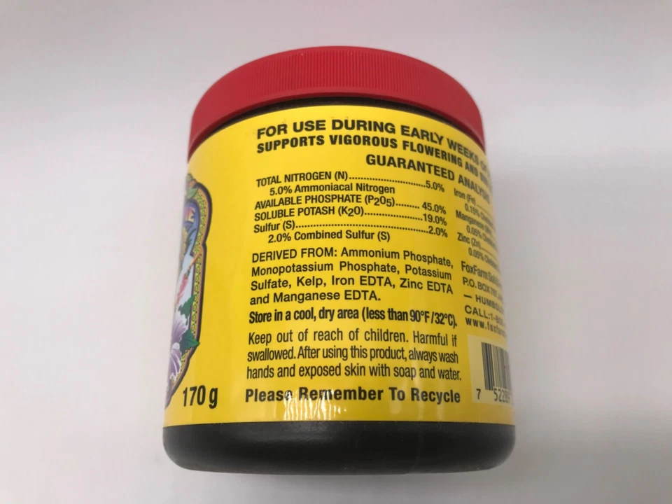 Fox Farm Open Sesame 5-45-19 Micro Nutrients 6oz Jar - Image 2 of 4