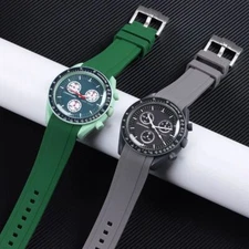 Sport Watch Rubber Strap Bracelet Colorful Durable Steel Pin Buckle Band Unisex