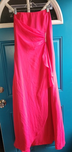 Forever Yours Intnl' Pink Fuchsia Formal Pageant Gown Prom Bridesmaid Size 14