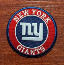 New York Giants Patch NY NFL Football Sport League Embroidered Iron On Patch 3"