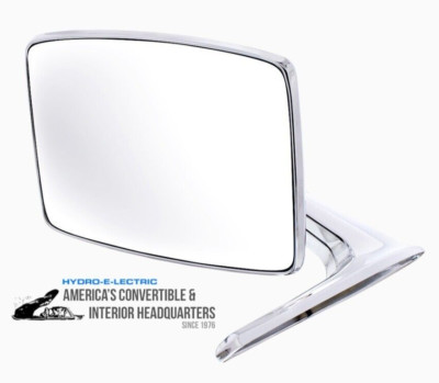 1966-1977 Ford Bronco Chrome Exterior Mirror- Fits Driver or Passenger Side