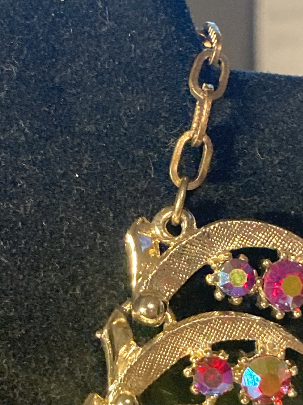 AB Aurora Borealis Ruby Red Rhinestone Crystal Pr… - image 5