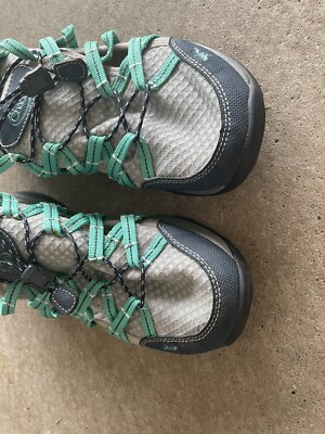 Chaco Gray/green Out Door Water Hiking Draw String Shoes  display picture 1