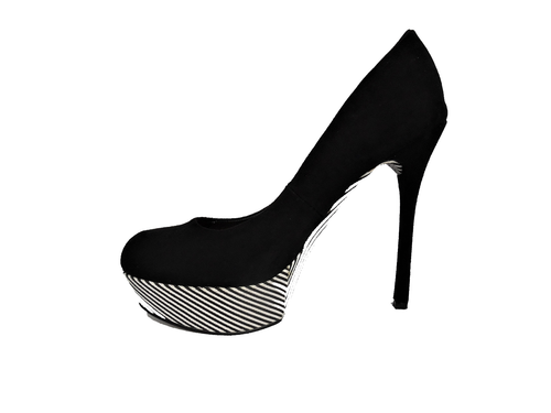 Mujer Nuevo Asos Negro de Rayas Zapatos Salón Plataforma Navidad Fiesta  Casual | eBay