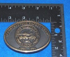 Construction Safety Team Denver International Airport 1990-1994 Belt Buckle
