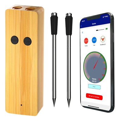 Grillthermometer Wireless kabelloses intelligentes Fleischthermometer App