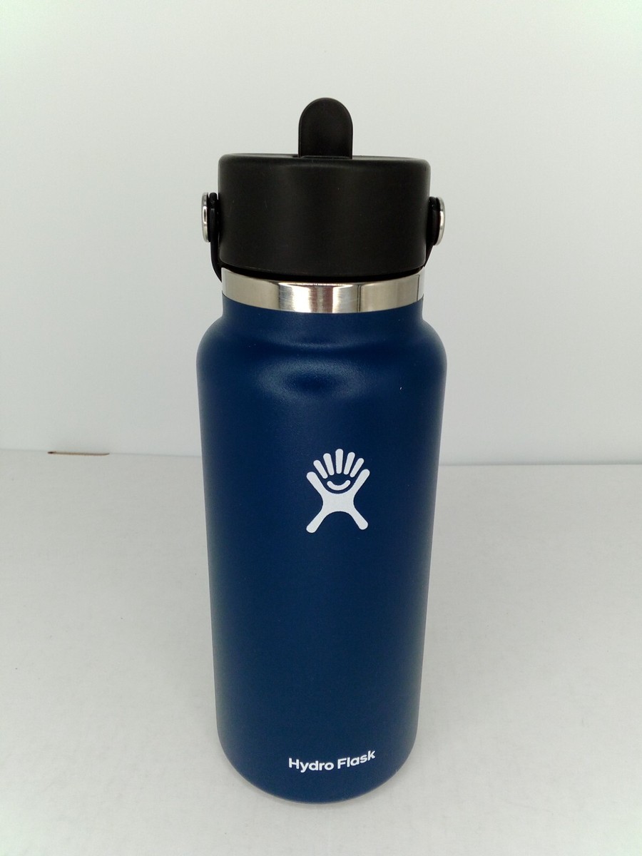 Flex Cap Blue Hydro Flask With Straw Hydro Flask Stainless Steel