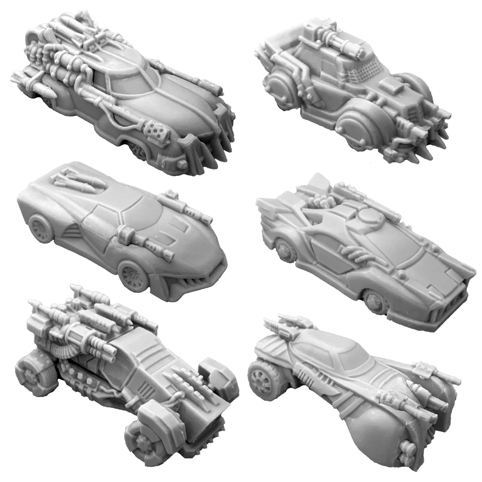 Steve Jackson Games Car Wars Two Player Starter Set Red/Yellow - New - Image 3 of 4