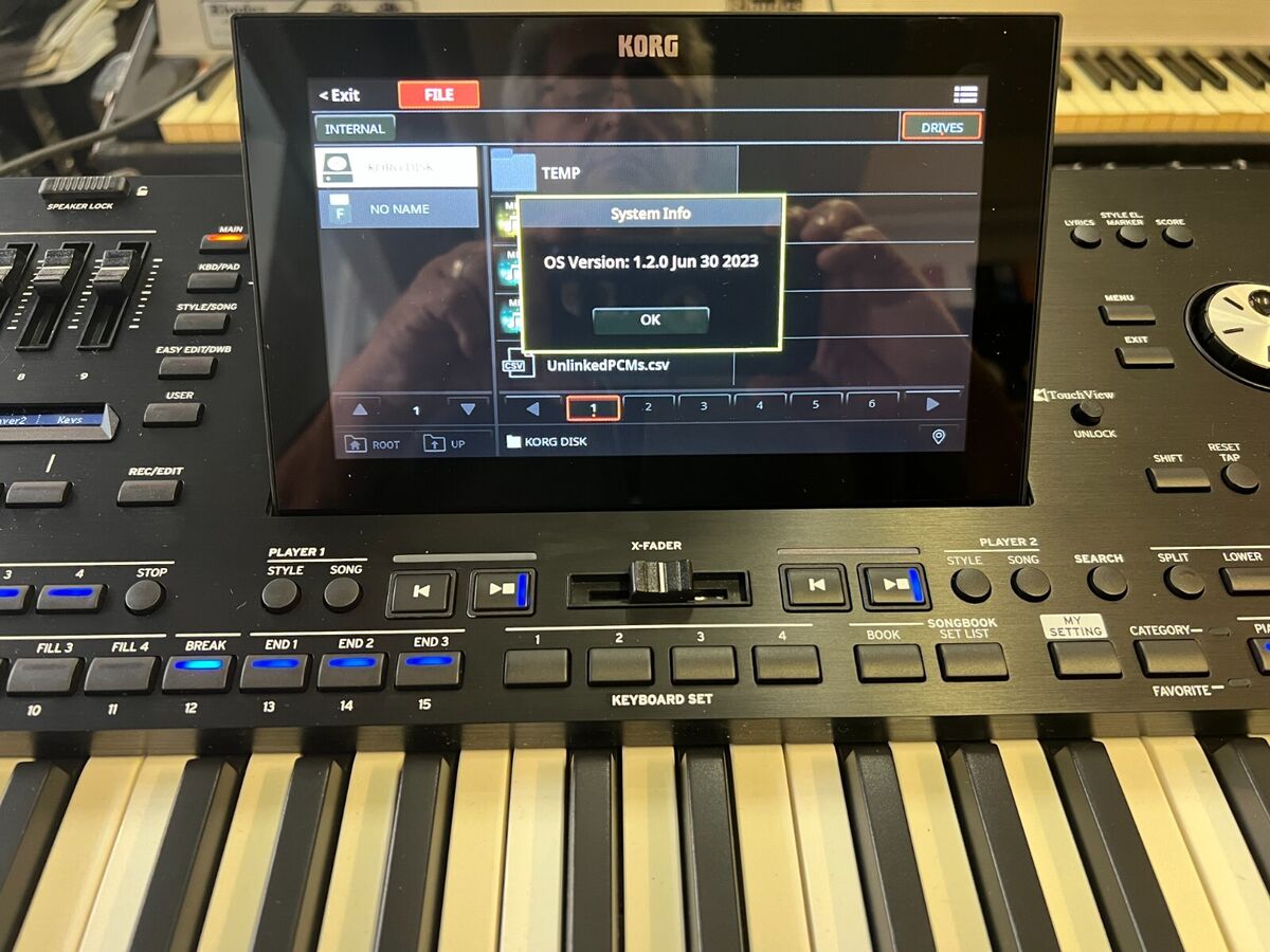 Korg PA5X 61 Key keyboard PA5X61 /Arranger PA 5X v1.20 in Korg PA5X 61 Key keyboard PA5X61 /Arranger PA 5X v1.20 in