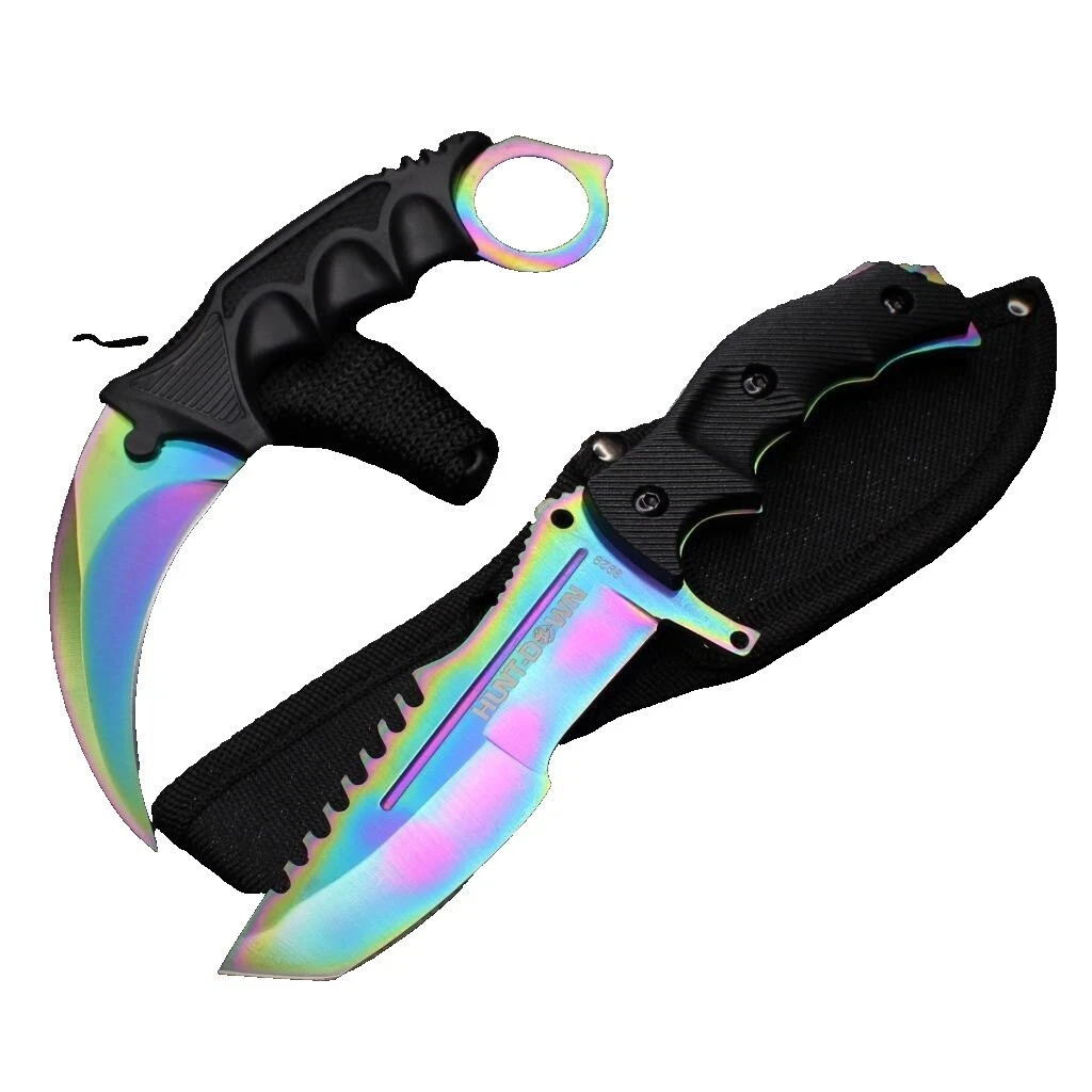 Plastic Handle Survival Collectible Modern Fixed Blade Knives