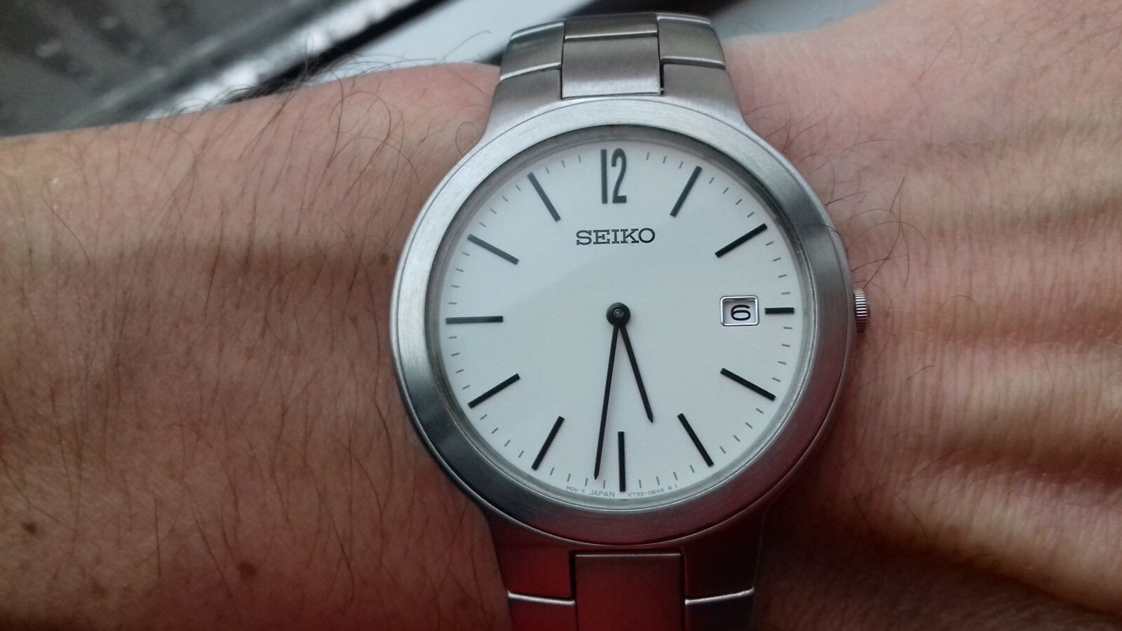 SEIKO 自動巻き　腕時計　シルバー＆グレー　オーバーホール済　70S SEIKO 自動巻き 腕時計 シルバー＆グレー オーバーホール済 70S