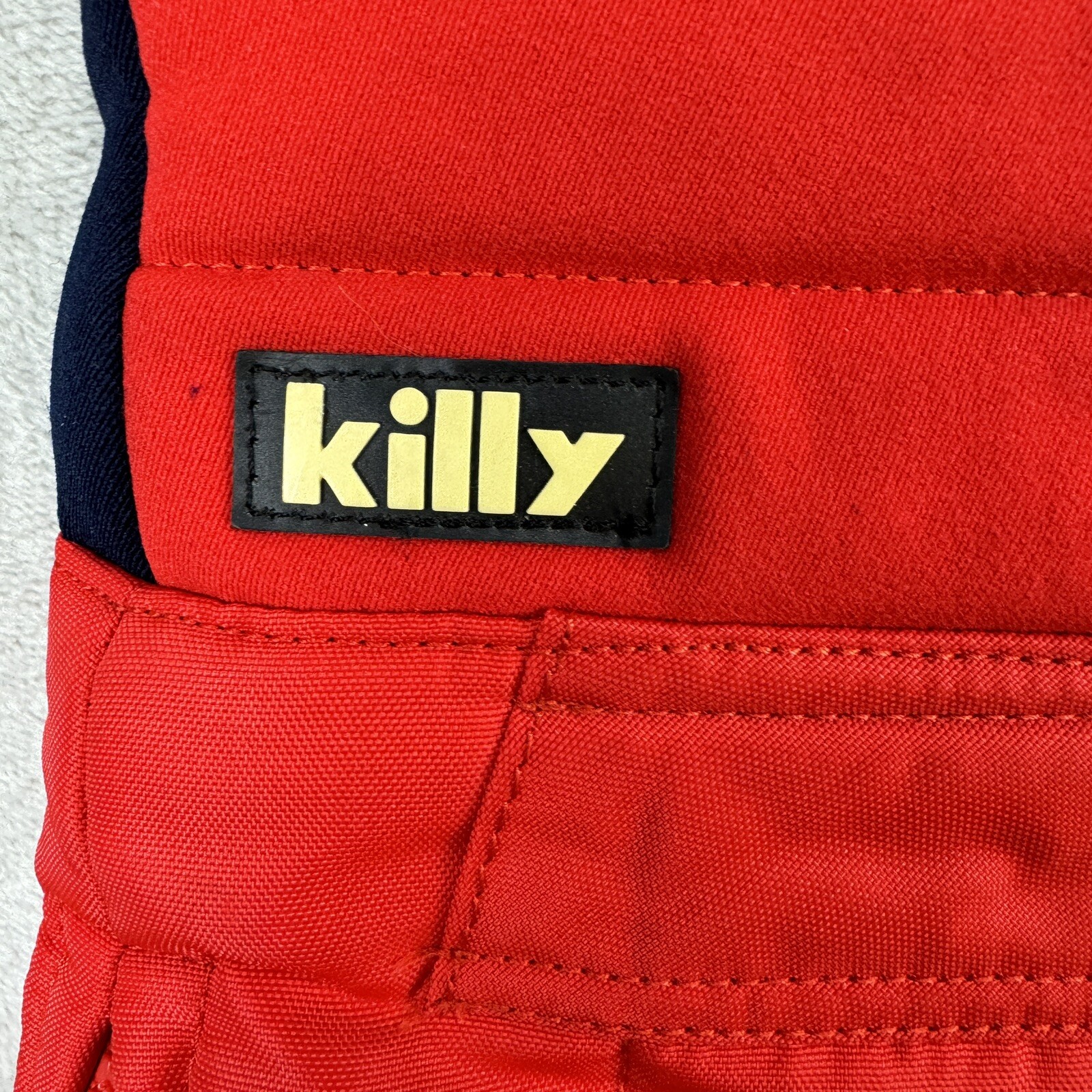 Vtg Killy by Asics Women’s 30x28 Navy Red Flare Ski Pants Japan Torex Nylon 90s thumbnail 3
