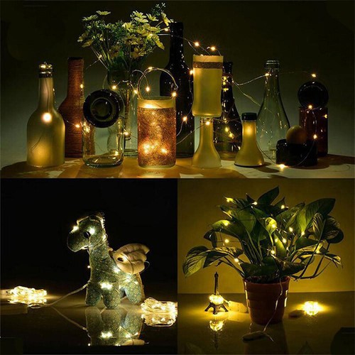 6 Pack 20 LEDs Battery Operated Mini LED Copper Wire String Fairy Lights Part 2m - Picture 10 of 16