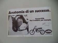 advertising Pubblicità 1979 MOTO KTM MC 250 '80
