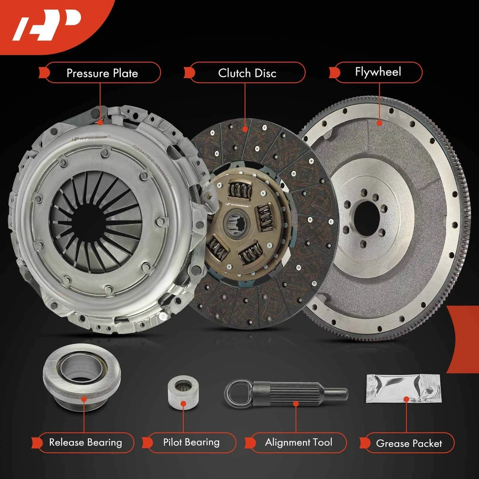 Manual Transmission Clutch Kit w/ Flywheel for Chevy GMC C2500 K2500 K3500 5.7L - Image 2 of 4
