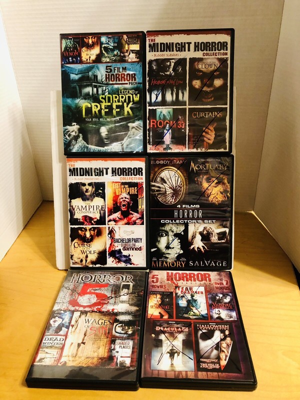 Horror Collector's Set DVD Movies Lot Of 6 B-List Cult Slasher 27 Total Films