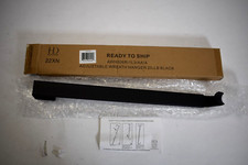 Haute Decor Wreath Hanger Adjustable Weather Resistant Metal in Matte Black