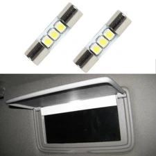 2x White LED TS-14V1CP Visor Vanity Mirror Light Bulb for 2004-2015 Titan Armada