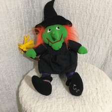 Halloween Witch Stuffed "Bear" Holiday Plush