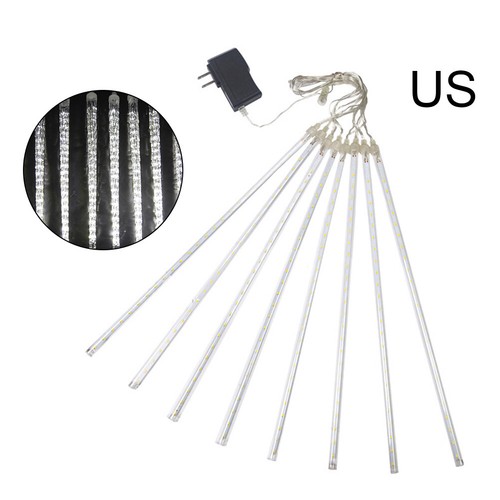 8pc/set LED Falling Rain Fairy String Lights Valentine's Day Wedding Party Decor - Picture 3 of 28