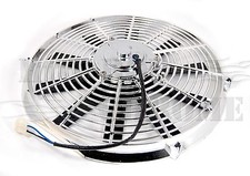 14 Electric Fan Cooling Universal 1950 Cfm Radiator Straight Blades 12v Chrome 14 Electric Fan Cooling Universal 1950 Cfm Radiator Straight Blades 12v Chrome