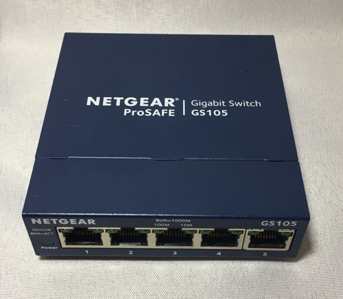 Netgear ProSafe GS105 v5 Gigibit Ethernet Switch - Picture 2 of 3