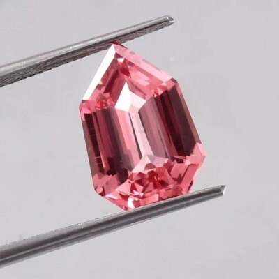 9.12 Ct Nice AAA Unheated Ceylon Padparadscha Sapphire Loose Fancy Gemstone Cut