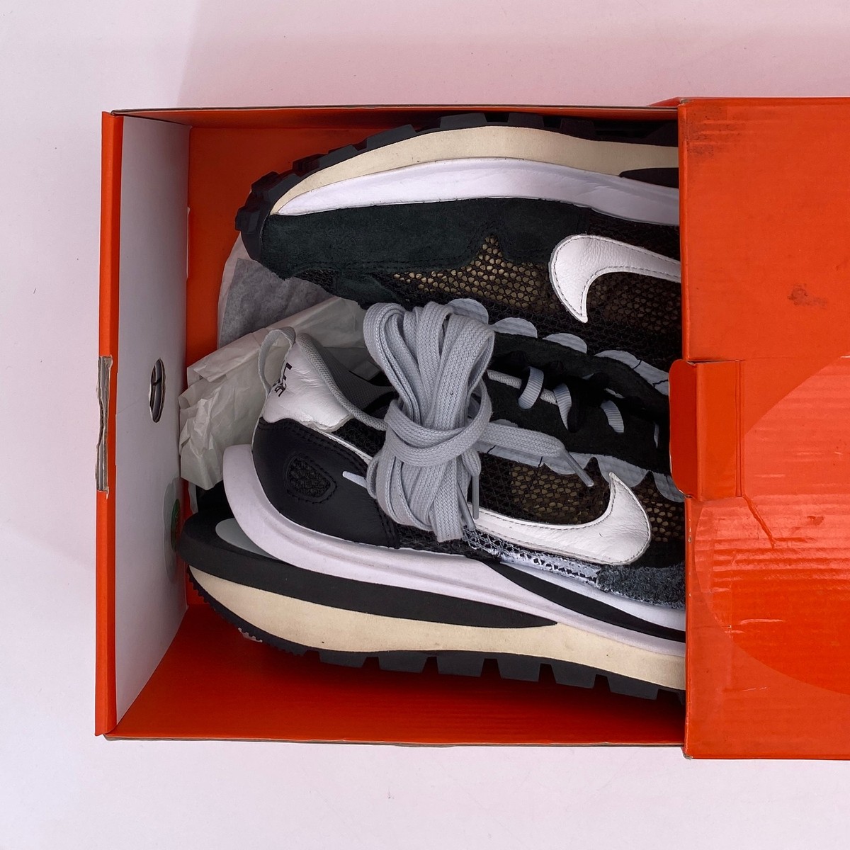 靴 SACAI NIKE VAPORWAFFLE CV1363-001 28cm Nike Vaporwaffle / Sacai 
