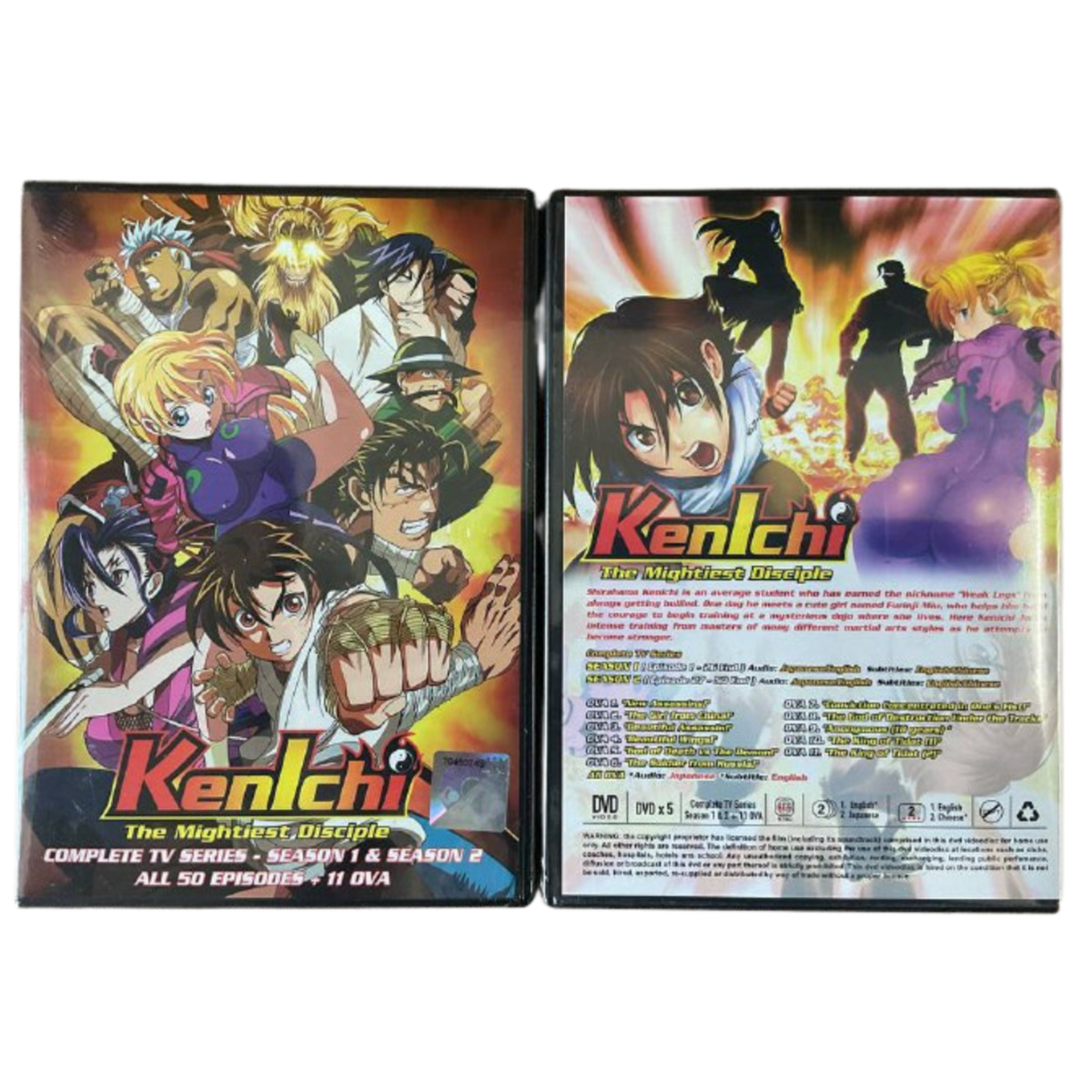 DVD Kenichi: The Mightiest Disciple Season 1-2 +11OVA English Dubbed All  Region