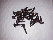#8 X 3/4" sheet metal screw, ROUND WASHER head phillips/SQUARE, bronze finish
