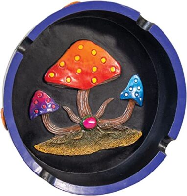 Mushroom Ashtray - Purple 5.75'' Smoking Tray (Free Shipping From USA!)