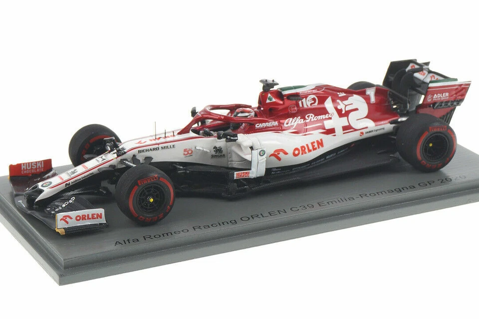 MODELLINO AUTO F1 SPARK 1:43 SAUBER ALFA ROMEO FERRARI RAIKKONEN 2020 MODELLISMO - Immagine 4 di 4