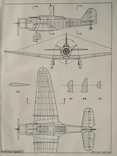 WW2 Aircraft NORTHROP NOMAD I - Scale Design Plans Published c1940