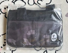 BAPE KIDS A Bathing Ape Tote Bag & Milo Pouch 2023 CAMO W40 x H32 x D20 cm