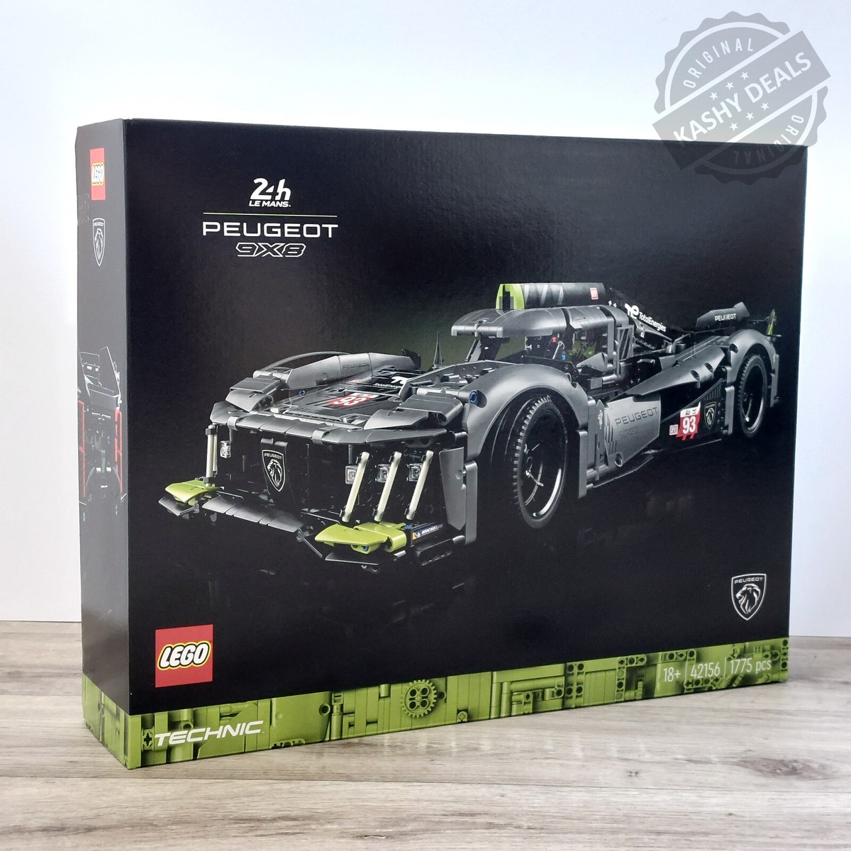 LEGO Technic PEUGEOT 9X8 24H Le Mans Hybrid Hypercar 42156 NEW SEALED