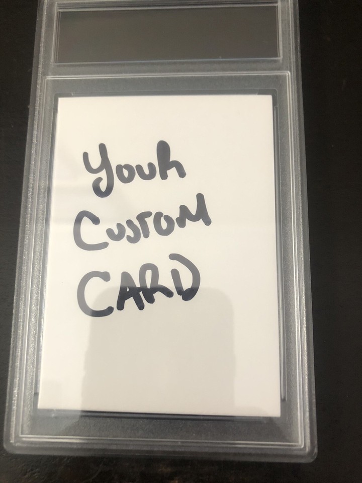 Trading Card Grading Voucher READ BELOW FOR INFO Graded Card Slab