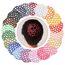 Dutt Netz Haarnetz Bun Ballett Haar Frisurenhilfe Stoff Knotennetz Haarschmuck