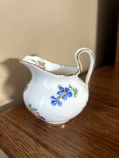 Vintage Royal Chelsea English Bone China Floral Petite Creamer 3"