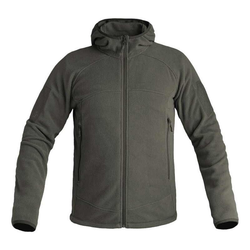 Veste polaire Instructor avec renforts tactiques vert olive pour gardien et vigile