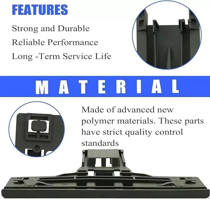 KDFE104HPS0 Kit de estante ajustador superior para lavavajillas KitchenAid Foto 3 de 4