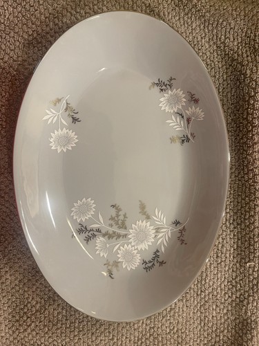 Vintage SEYEI Fine China ‘Starlite’ Gray Serving Dish - Japan #3171