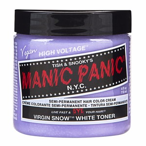 Manic Panic Vegan Semi Permanent Hair Color Dye Cream Virgin Snow