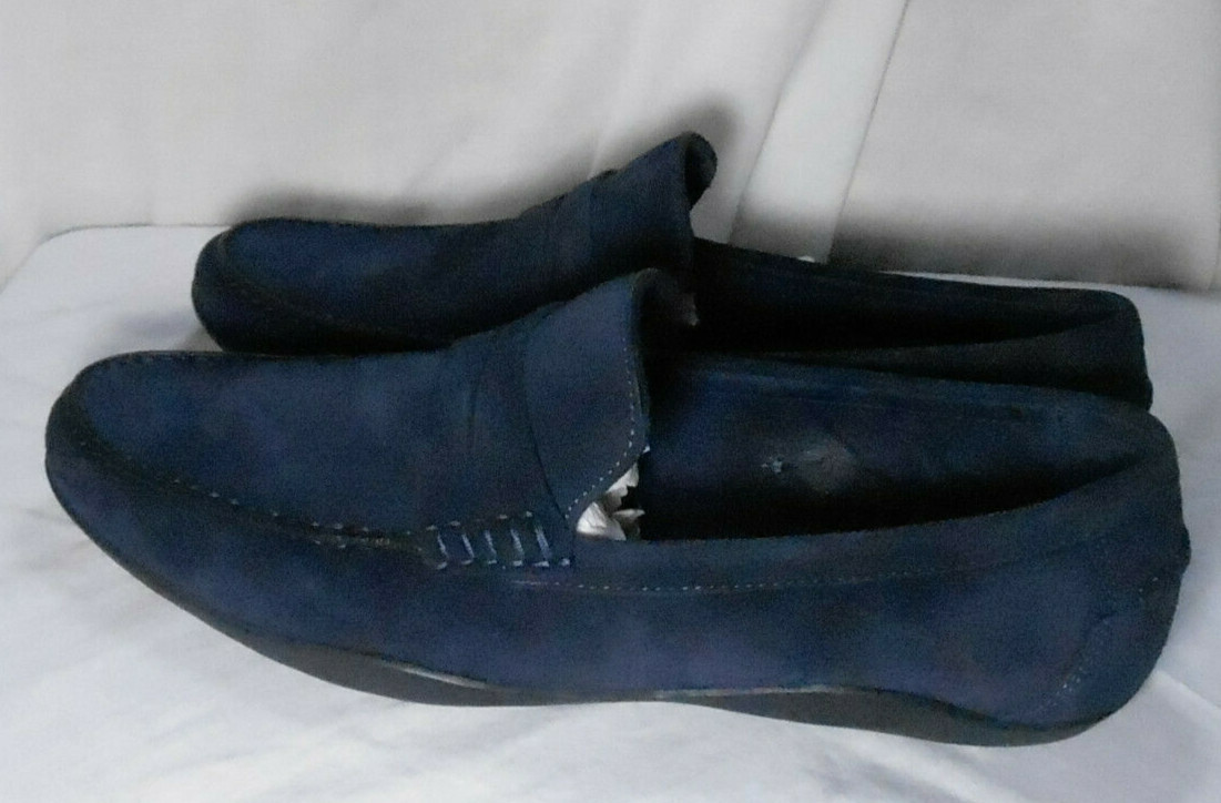 Harry of London Basel 2 Midnight Blue Suede Driver Loafer  display picture 1