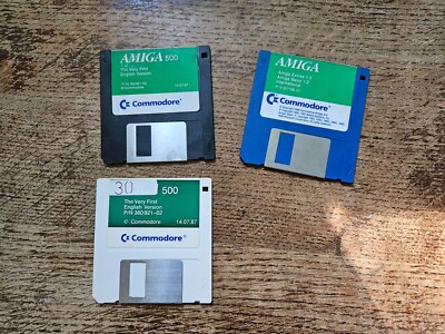 COMMODORE AMIGA - SYSTEMSCHEIBEN DER ALLERERSTE AMIGA BASIC & EXTRAS #BLSS1