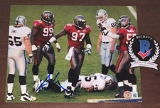 Simeon Rice Super Bowl Signed 8x10 Photo Tampa Bay Buccaneers Beckett Witness N1